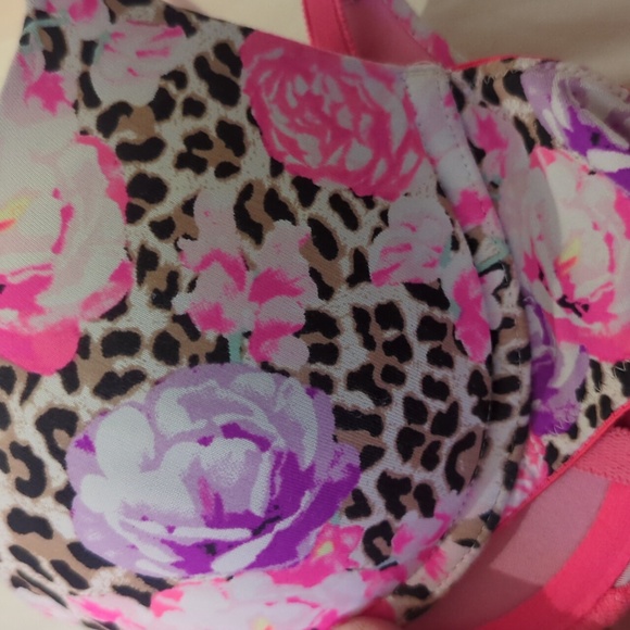 Victoria secret bra pink floral cheetah print - Picture 5 of 5